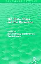 The State Class And The Recession Boreham Paul Clegg Stewart Dow