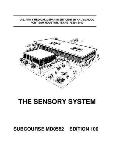 The Sensory System Md0582 100th Edition Us Army Medical Department