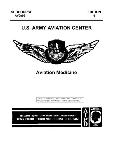 Aviation Medicine Av0593 6th Edition Us Army Medical Department