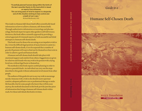 Guide To A Humane Selfchosen Death 2nd Edition Pieter Admiraal