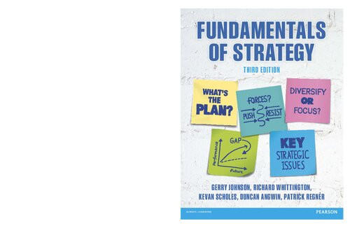 Fundamentals Of Strategy 3rd Edition Gerry Johnson Richard Whittington