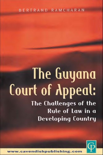 The Guyana Court Of Appeal Ramcharan Bertrand G