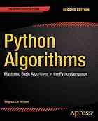 Python Algorithms Mastering Basic Algorithms In The Python Language Second Edition Magnus Lie Hetland