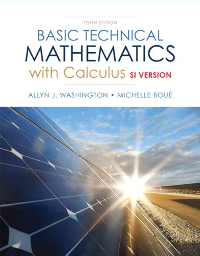 Basic Technical Mathematics With Calculus Si Version 10th Edition Washington