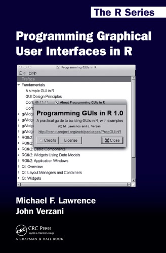 Programming Graphical User Interfaces In R 1st Lawrence Michael Verzani
