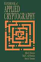 Handbook Of Applied Cryptography 5th Ed Menezes Alfred J Vanstone