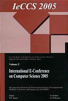 International Econference On Computer Science Psihoyios Georgios Simos