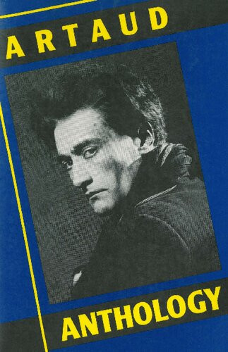 Antonin Artaud Anthology 2nd Edition Antonin Artaud