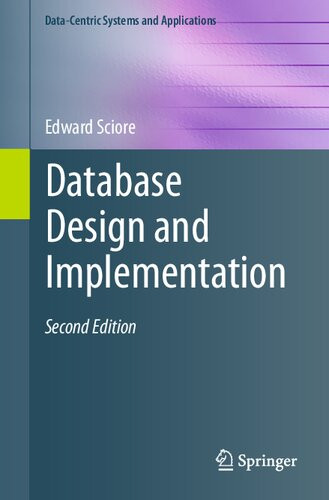 Database Design And Implementation Java Jdbc 2nd Edition Edward Sciore