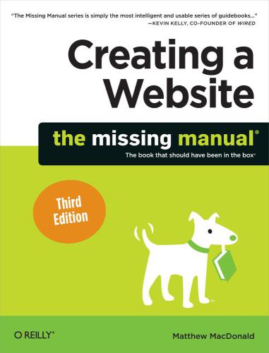Creating A Website The Missing Manual Macdonald Matthew