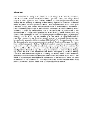 The Critical Spirit The Pessimistic Heterodoxy Of Simone Weil Scott B Ritner