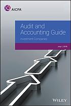 Audit And Accounting Guide Investment Companies Aicpa