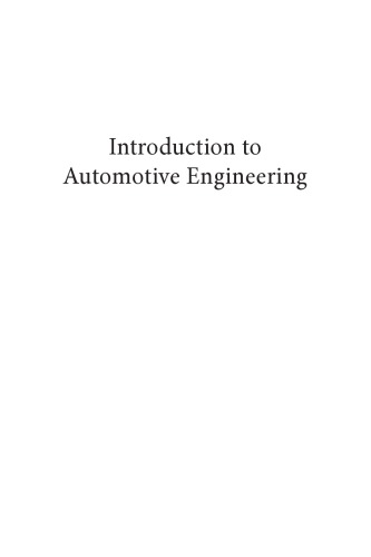 An Introduction To Automotive Engineering R Sakthivel Faisal O Mahroogi