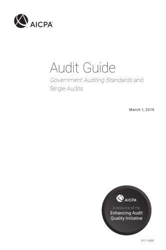 Audit Guide Government Auditing Standards And Single Audits Aicpa