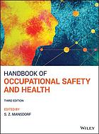 Handbook Of Occupational Safety And Health Third Edition Seymour Zack Mansdorf