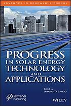Progress In Solar Energy Technologies And Applications Sahoo