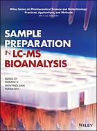 Sample Preparation In Lcms Bioanalysis Fu Yunlin Jian Wenying Li
