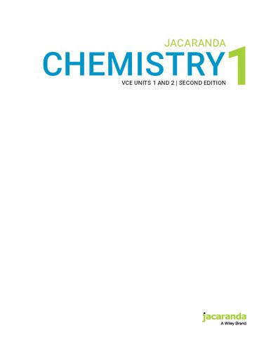 Jacaranda Chemistry Vce Units 1 2 2nd Edition Neale Taylor Angela Stubbs Robert Stokes