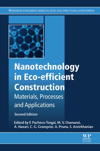 Nanotechnology In Ecoefficient Construction Materials Processes And Applications 2nd Edition Torgal