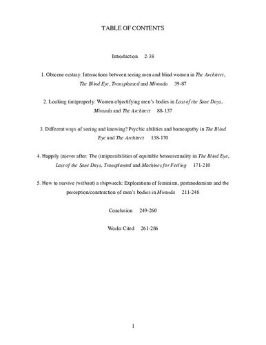 Damaged Men Desiring Women Male Bodies In Contemporary Australian Womens Fiction Katherine Bode