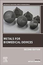 Metals For Biomedical Devices 2nd Edition Mitsuo Niinomi
