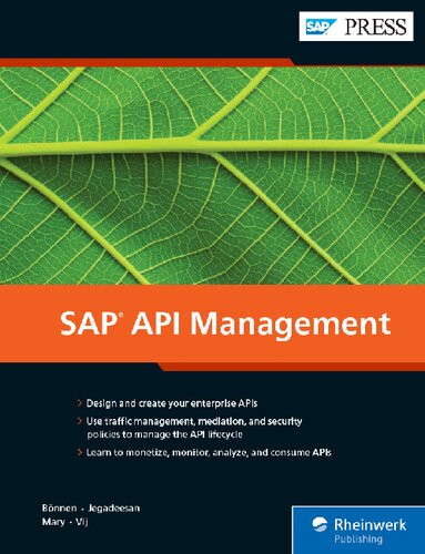 Sap Api Management Carsten Bonnen Harsh Jegadeesan Mary Divya