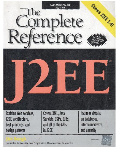 J2ee The Complete Reference 1st Edition Jim Keogh