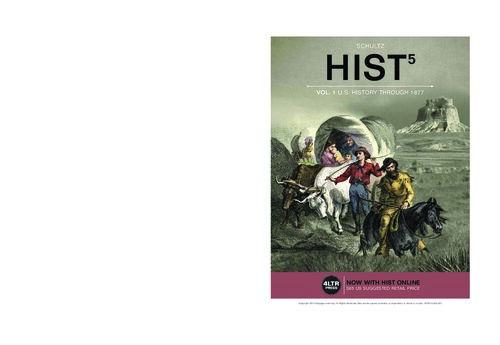 Hist 5 Vol 1 Us History Through 1877 5th Kevin M Schultz