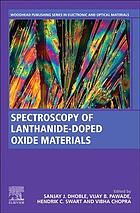 Spectroscopy Of Lanthanide Doped Oxide Materials Dhoble Sanjay J