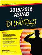 2015 2016 Asvab For Dummies 1st Edition Rod Powers