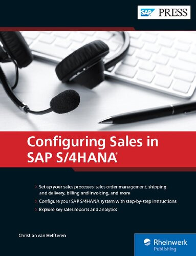 Sales With Sap S4hana Business Processes And Configuration Christian Van Helfteren