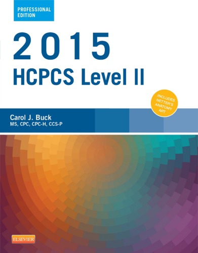 2015 Hcpcs Level Ii Professional Edition Spiralbound Carol J Buck