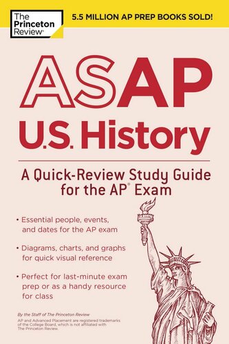 Asap Us History A Quickreview Study Guide For The Ap Exam The Princeton Review