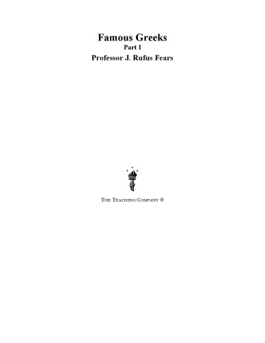 Famous Greeks Pdf Workbook Version Fears J Rufus