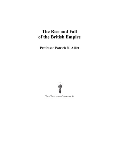 The Rise And Fall Of The British Empire Allitt Patrick