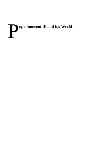Pope Innocent Iii And His World John C Moore