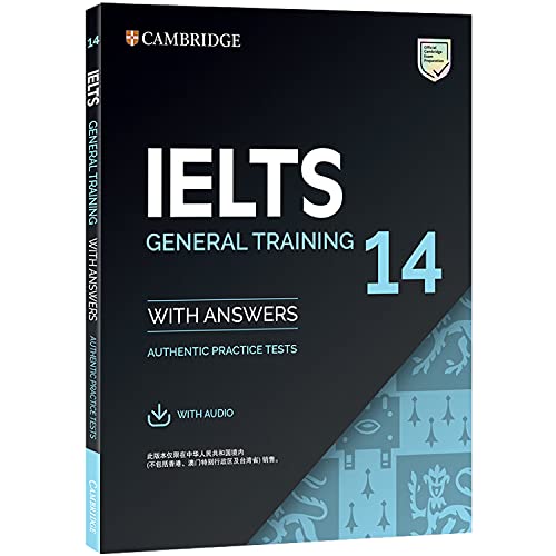 Ielts General Training 14 With Answers 1st Edition Cambridge