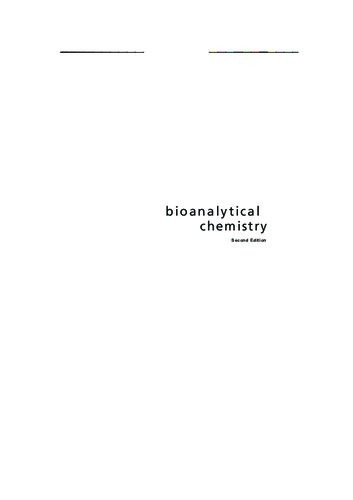 Bioanalytical Chemistry 2nd Revised Andreas Manz Petra S Dittrich