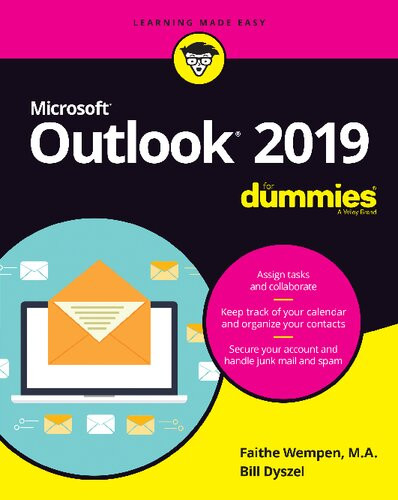 Outlook 2019 For Dummies 1st Edition Faithe Wempen Bill Dyszel