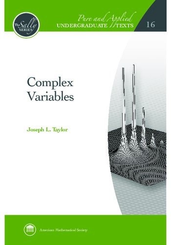 Complex Variables Joseph L Taylor