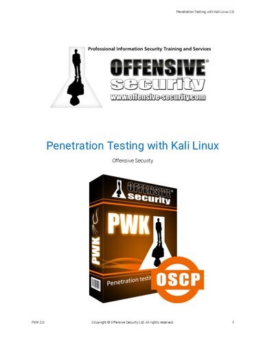 Offensive Security Oscp 2020th Edition Offensive Security