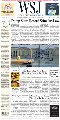 Wall Street Journal Saturday March 28 2020 Us News Corp