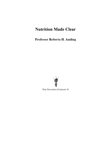 Nutrition Made Clear Anding Roberta