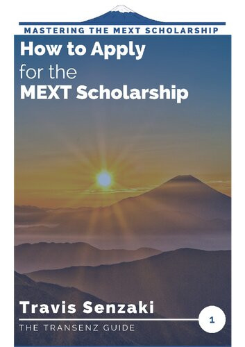 How To Apply For The Mext Scholarship First Edition Travis Senzaki