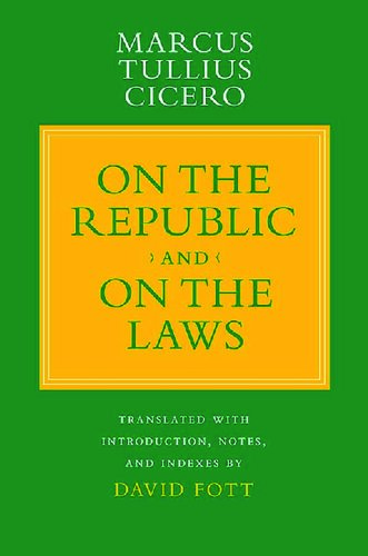 On The Republic And On The Laws Marcus Tullius Cicero