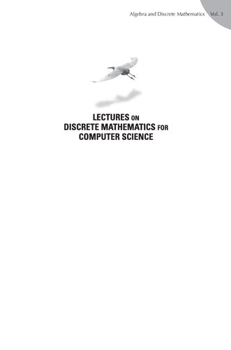 Lectures On Discrete Mathematics For Computer Science Bakhadyr Khoussainov