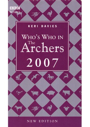Whos Who In The Archers 2007 New Keri Davies
