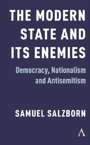 The Modern State And Its Enemies Democracy Nationalism And Antisemitism Samuel Salzborn