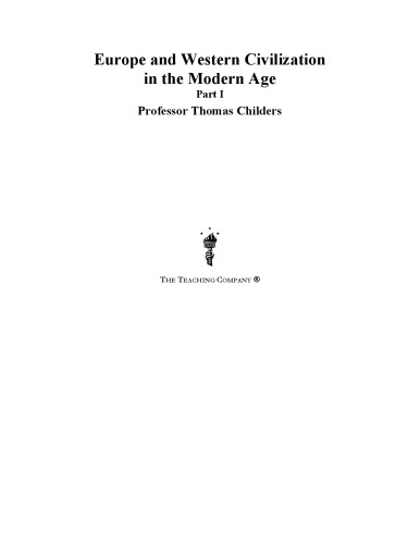 Europe And Western Civilization In The Modern Age Childers Thomas