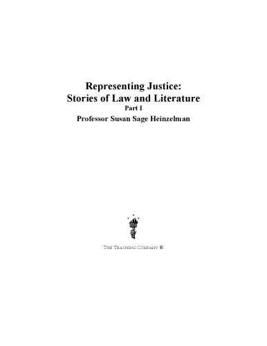 Representing Justice Stories Of Law And Literature Unabridged Heinzelman
